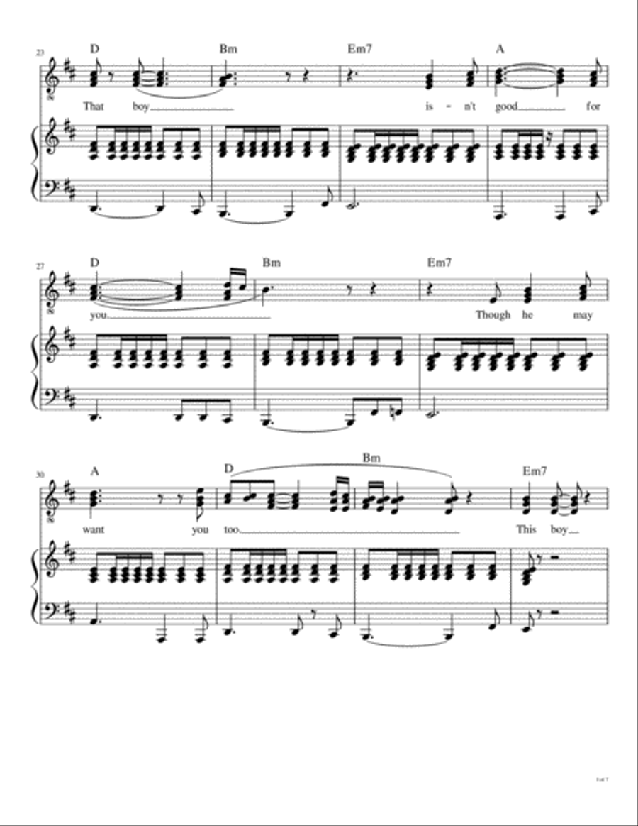 This Boy (ringo's Theme) Voice scores gallery preview page 4
