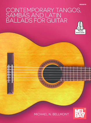Book cover for Contemporary Tangos, Sambas And Latin Ballads for Guitar