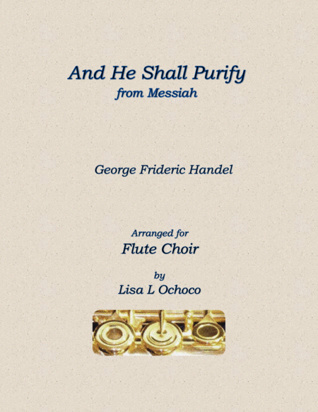 And He Shall Purify from Messiah for Flute Choir image number null