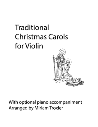 Book cover for Traditional Christmas Carols for Violin