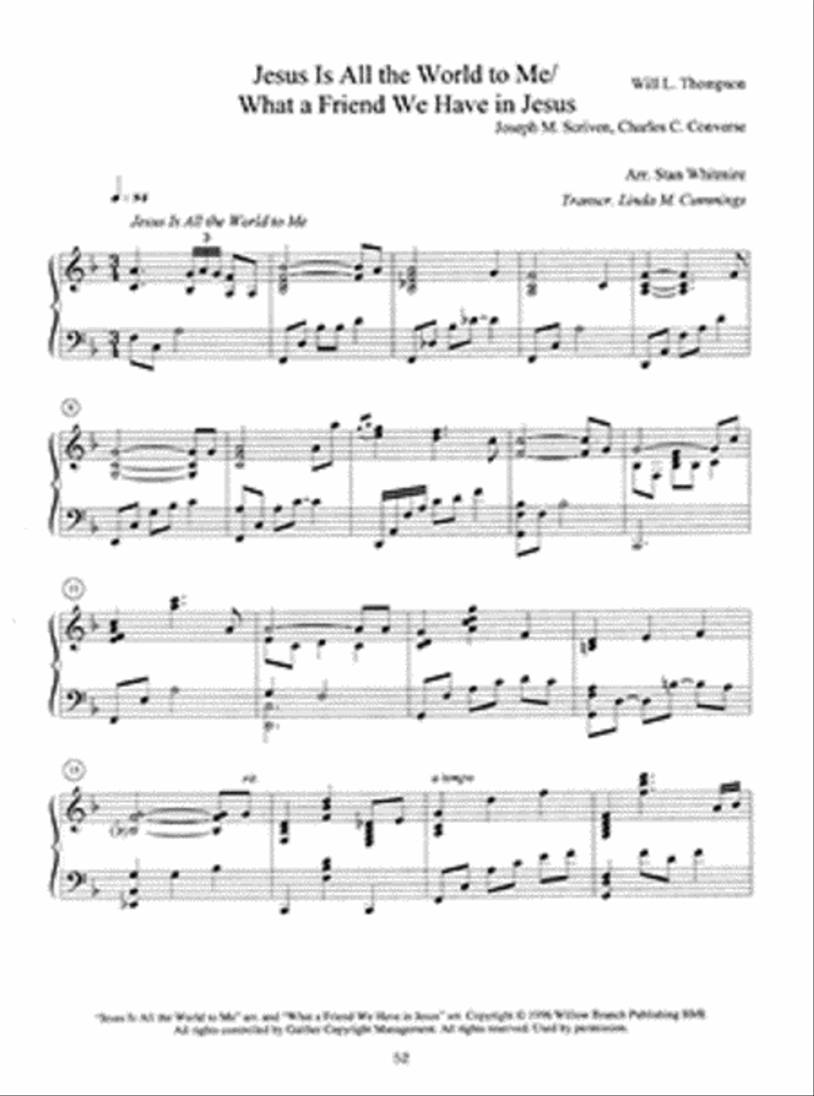 Piano Hymns Piano Solo scores gallery preview page 3