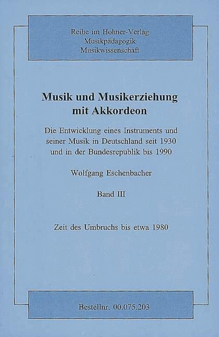 Eschenbacher W Musik U Musikerz M Akk Bd3