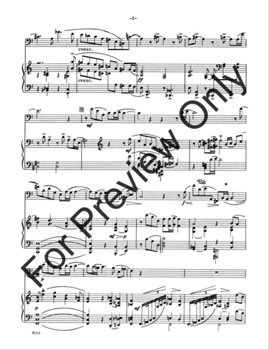 Nocturne Bass Clarinet scores gallery preview page 5