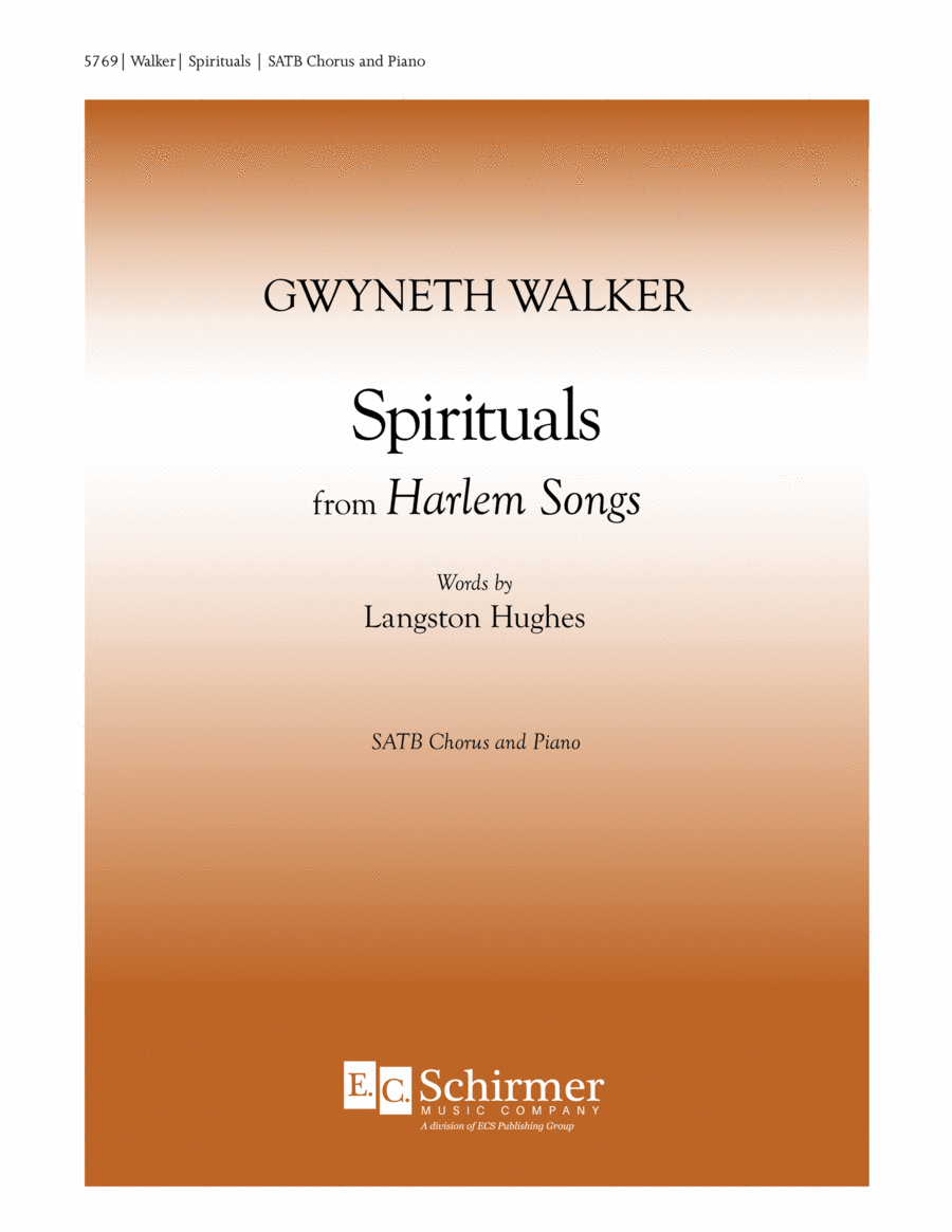 Spirituals from Harlem Songs 4-Part scores gallery preview page 1