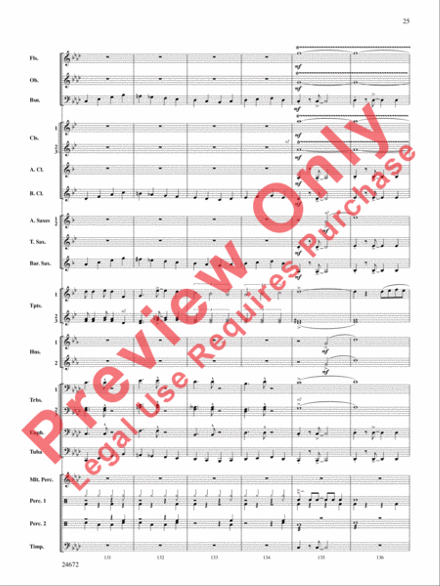 Buenaventura Concert Band scores gallery preview page 26