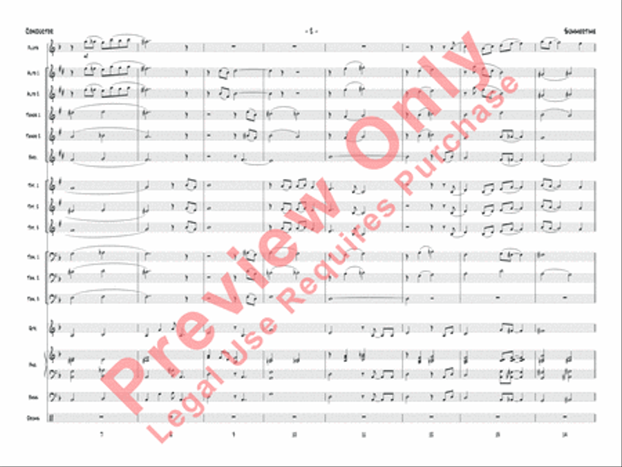 Summertime (score only) Jazz Ensemble scores gallery preview page 5