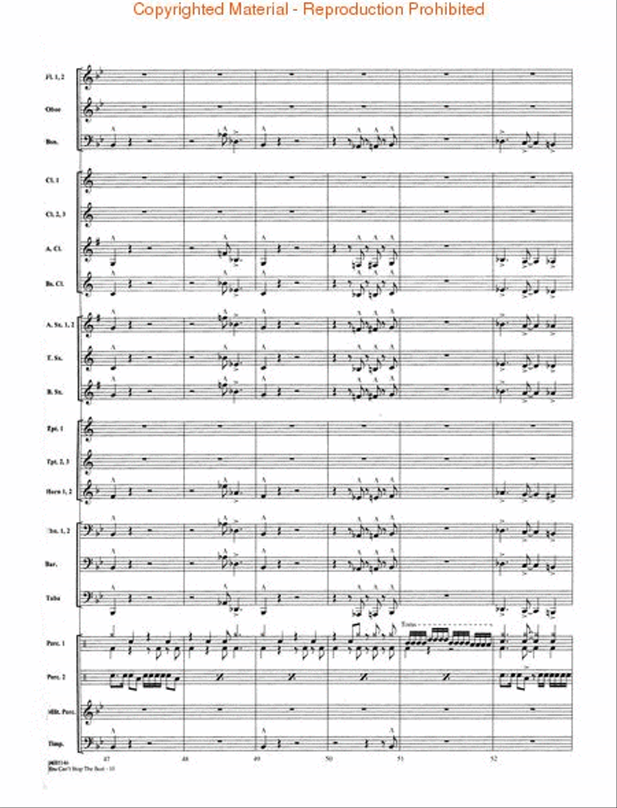 You Can't Stop the Beat (from Hairspray) Concert Band scores gallery preview page 3