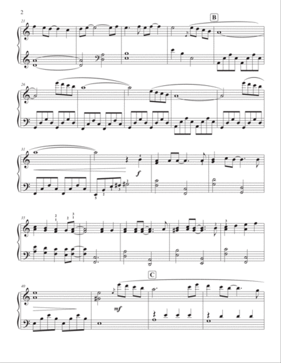 Mary, Did You Know? Piano Solo scores gallery preview page 3