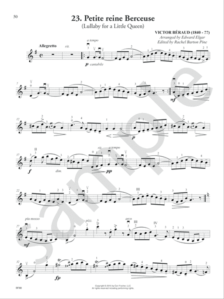 Violin Lullabies Violin Solo scores gallery preview page 12