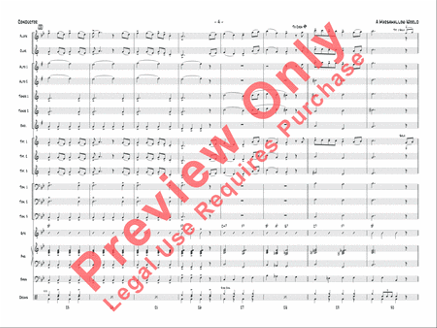 A Marshmallow World Jazz Ensemble scores gallery preview page 5