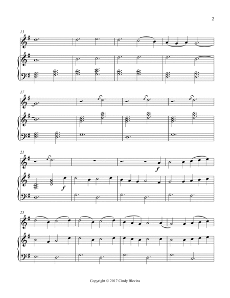 Sussex Carol, for Piano and Violin image number null