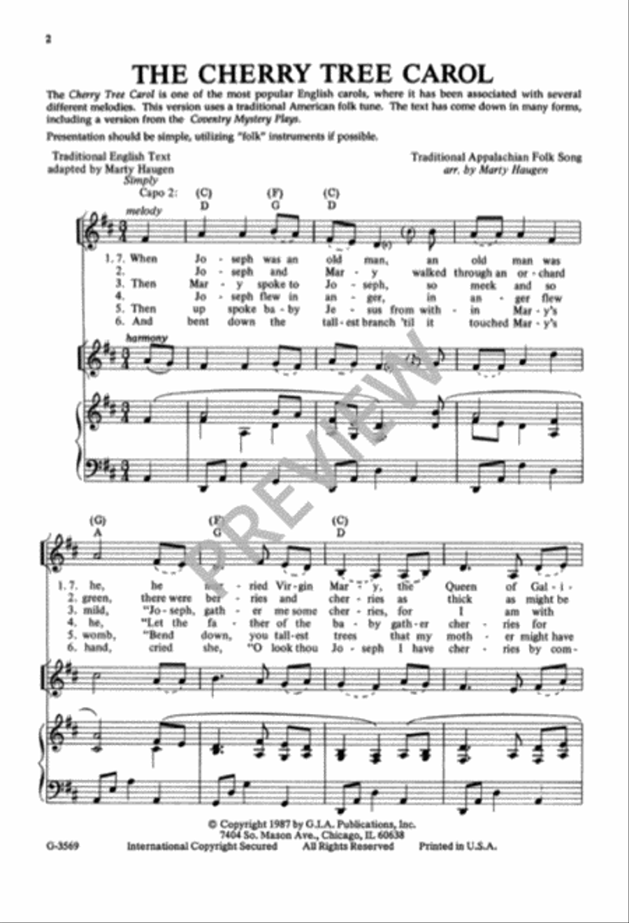 The Cherry Tree Carol