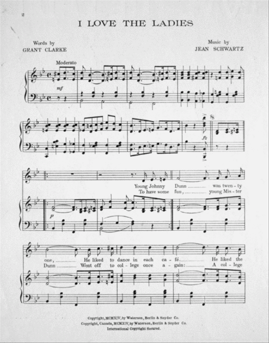 I Love The Ladies Voice scores gallery preview page 2