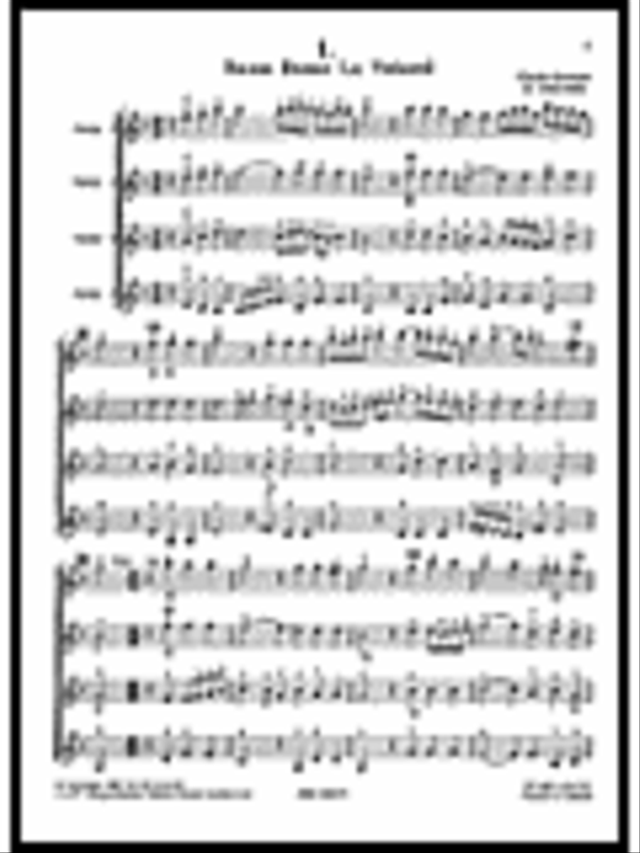 Guitar Quartets - Volume 1 Guitar Ensemble scores gallery preview page 1