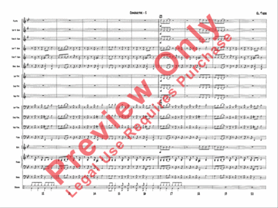 El Tigre Jazz Ensemble scores gallery preview page 5