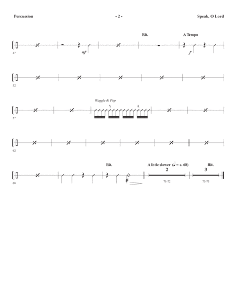 What Wondrous Hope (A Service of Promise, Grace and Life) - Percussion Choir scores gallery preview page 4