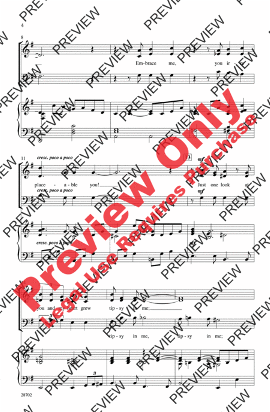 Embraceable You 3-Part scores gallery preview page 3