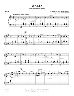 Waltz (from Serenade For Strings) - Piano