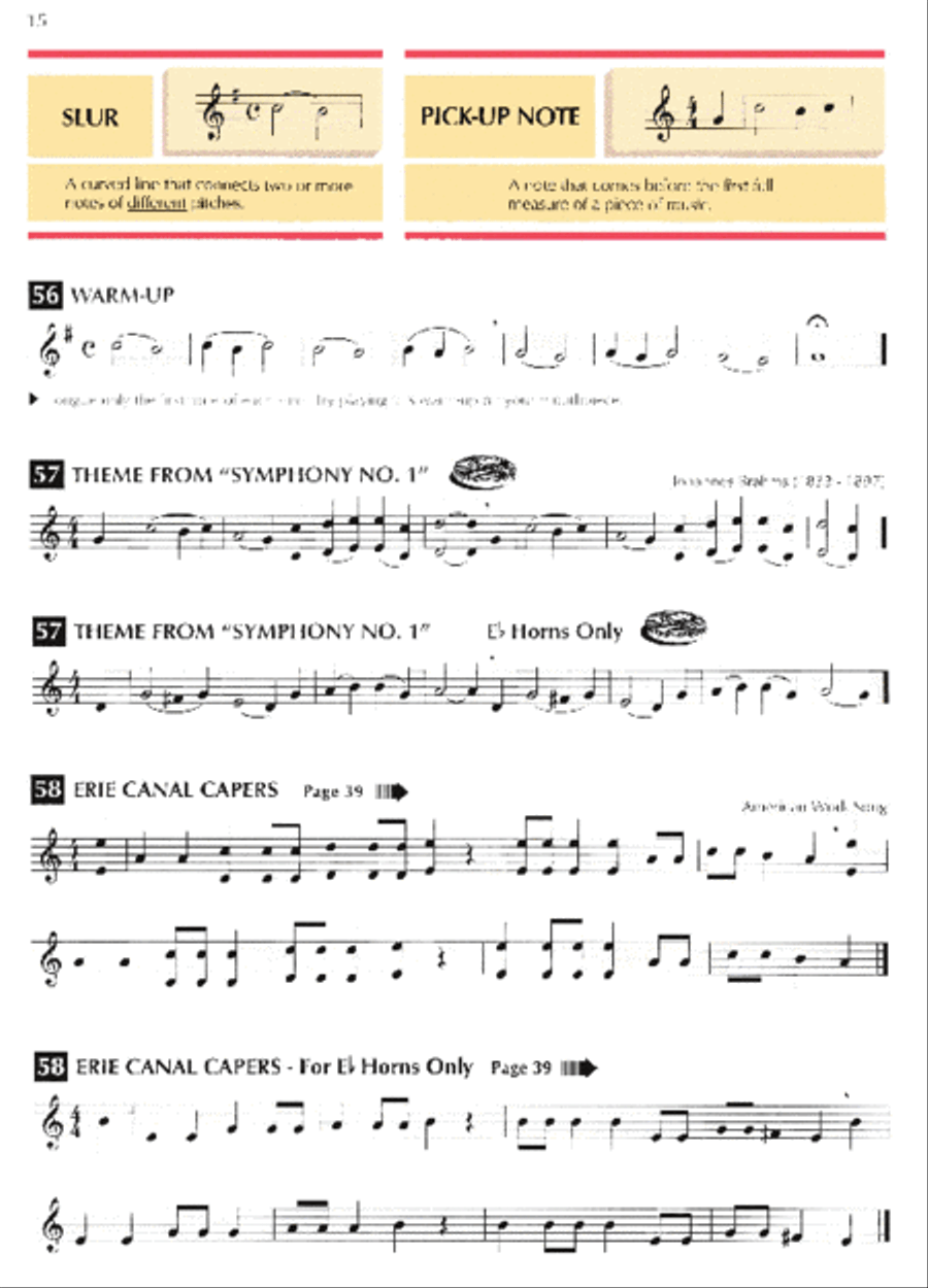 Standard of Excellence Book 1, Eb Horn Concert Band Methods scores gallery preview page 2
