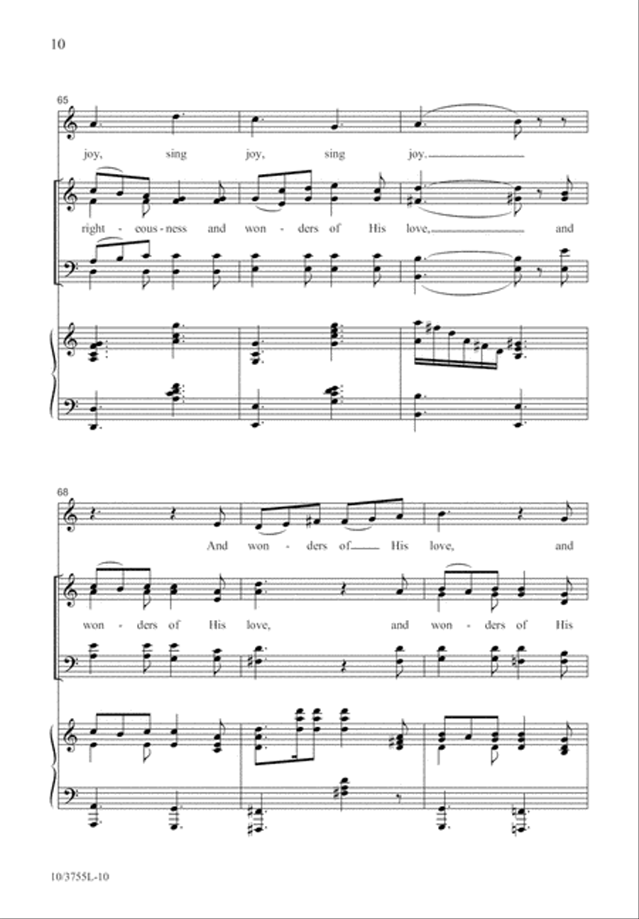 Sing Joy to the World