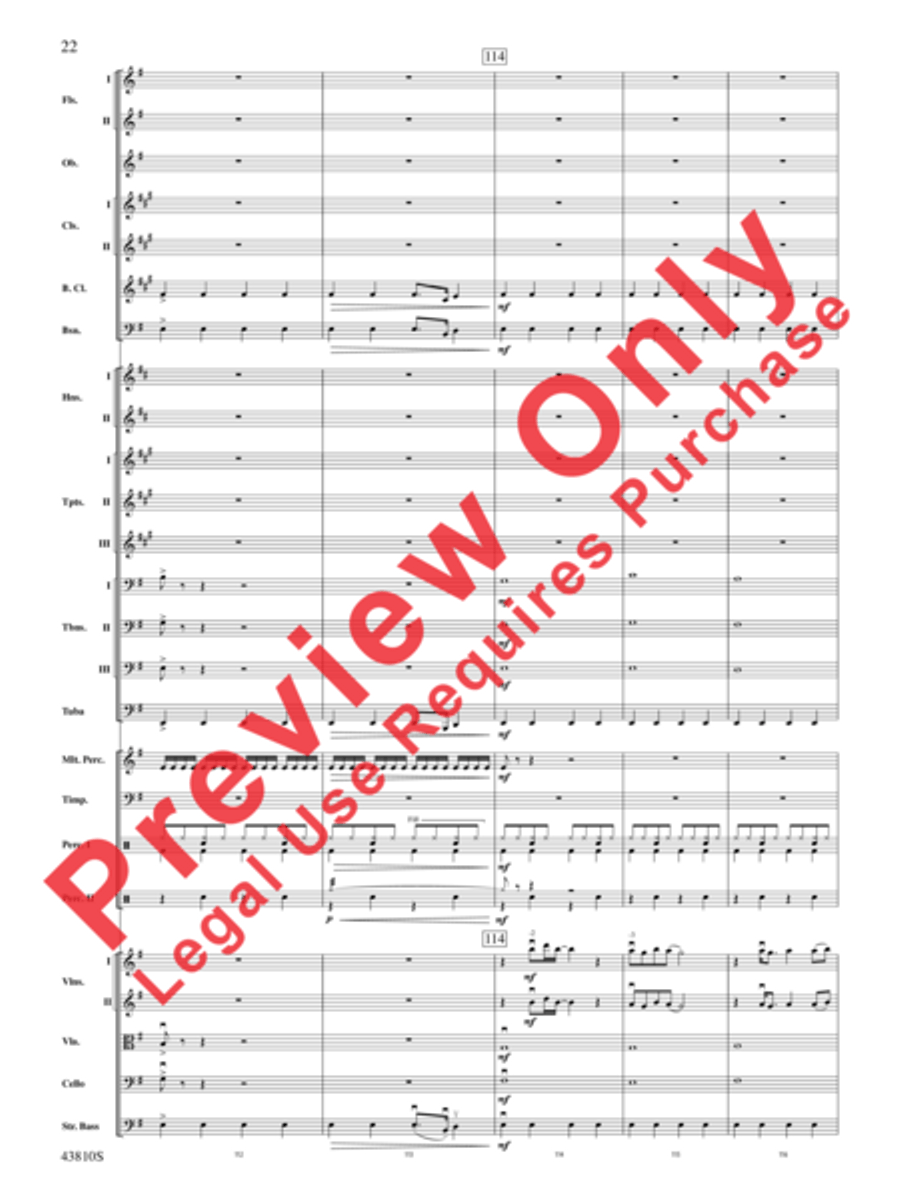 Rocky Broadway Full Orchestra scores gallery preview page 23