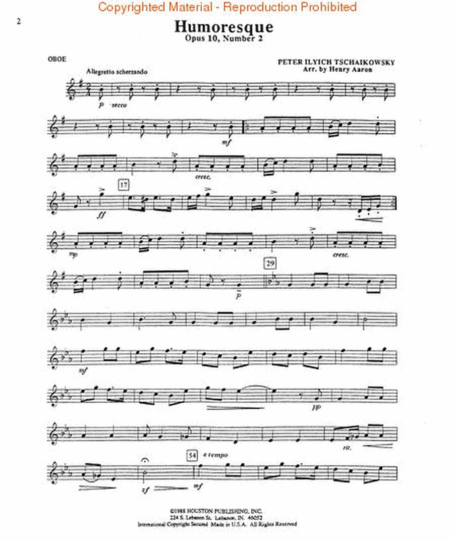 Encore Pieces for Woodwind Quintet, Volume 1 - Oboe