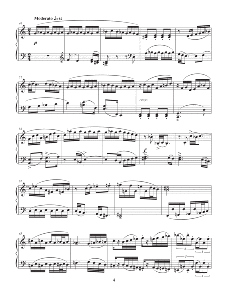Piano Sonata no. 13 (in Two Movements) Piano Solo scores gallery preview page 6