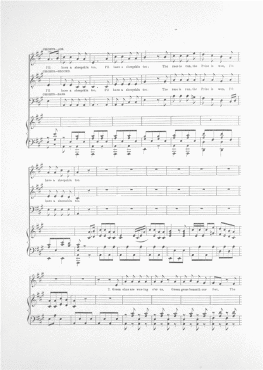 The Sheepskin. An American Student-Song Voice scores gallery preview page 3