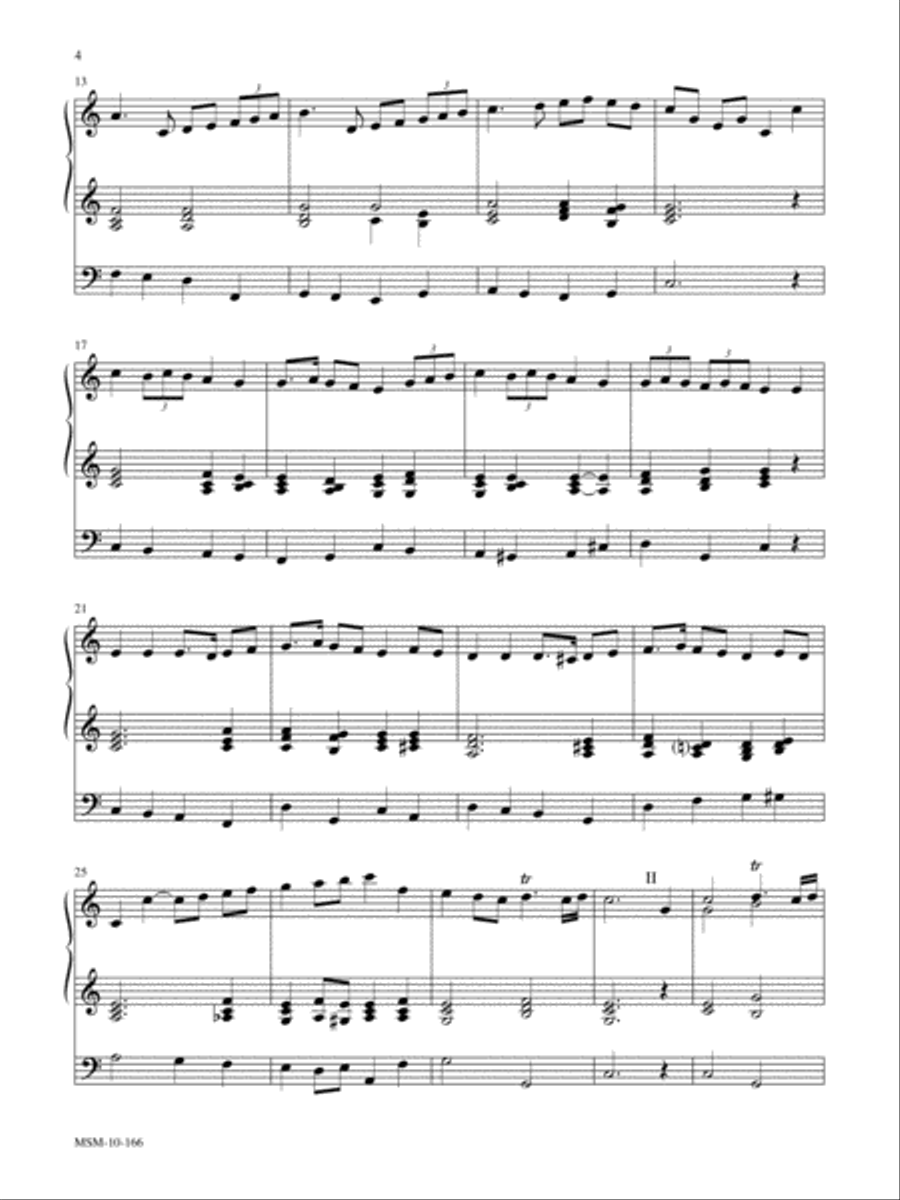 Joy to the World Variations for Organ Organ Solo scores gallery preview page 3