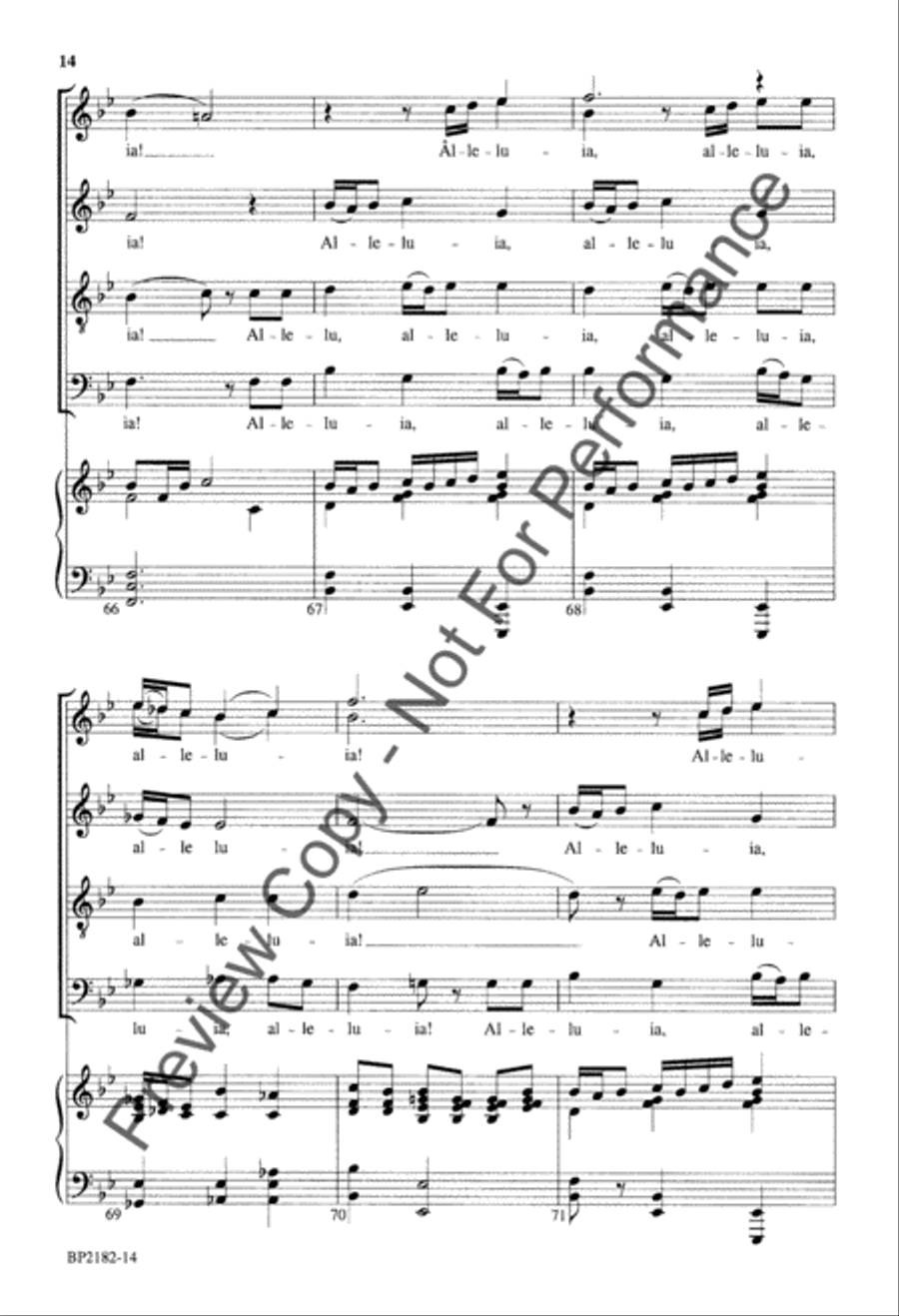 Creation Sings Creation Sings 4-Part scores gallery preview page 15