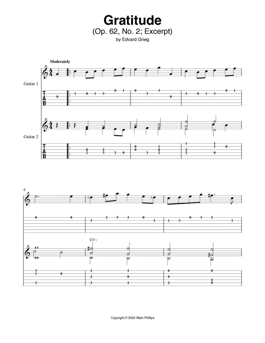 Gratitude Gratitude Set of Parts scores gallery preview page 1