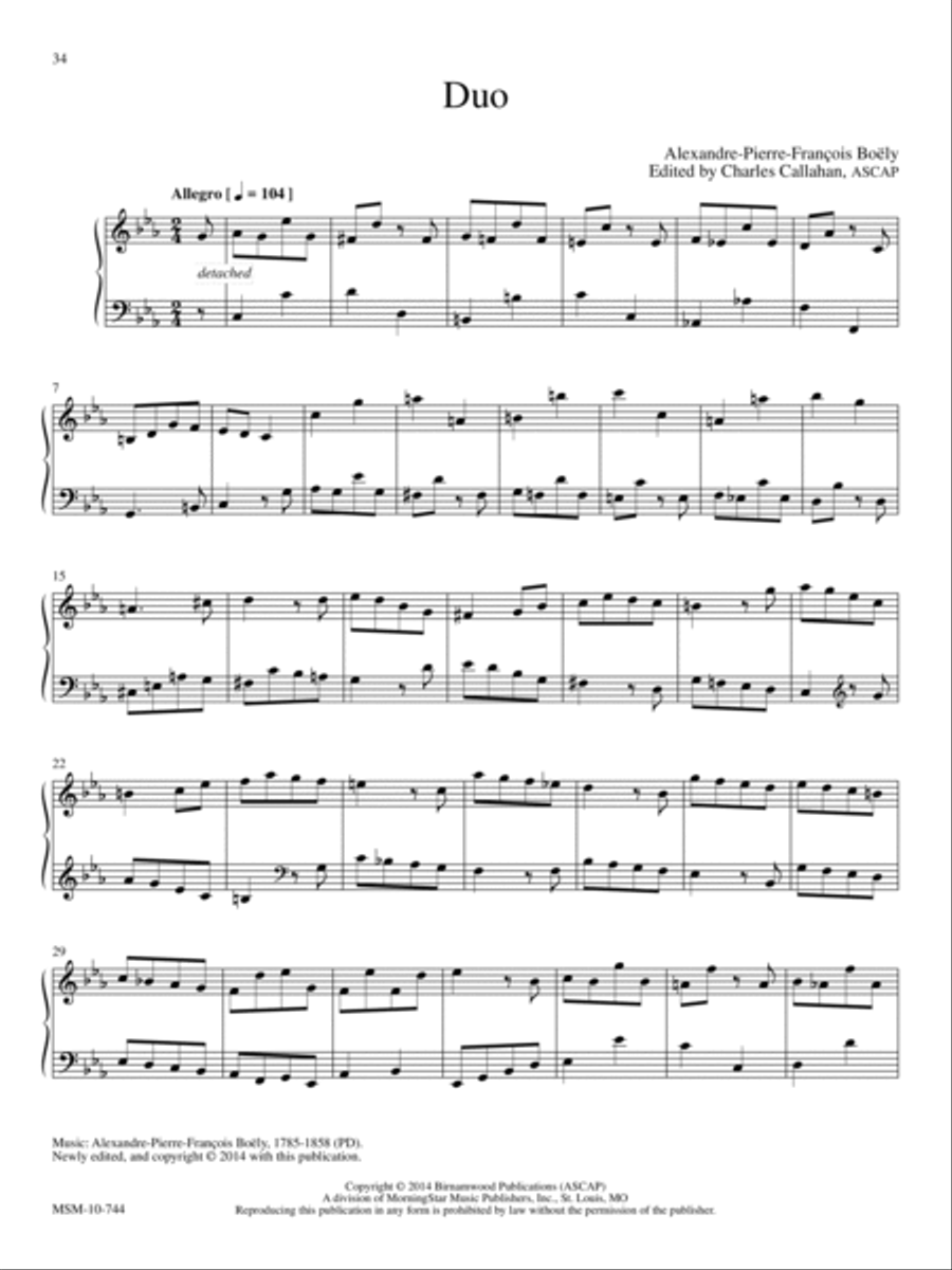 Preludes and Postludes: Music for Manuals Organ scores gallery preview page 14