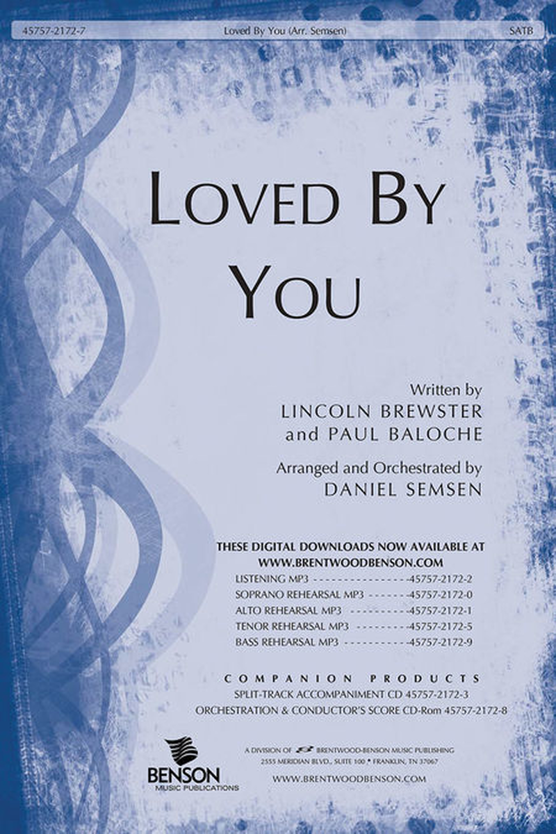 Loved By You (Split Track Accompaniment CD)