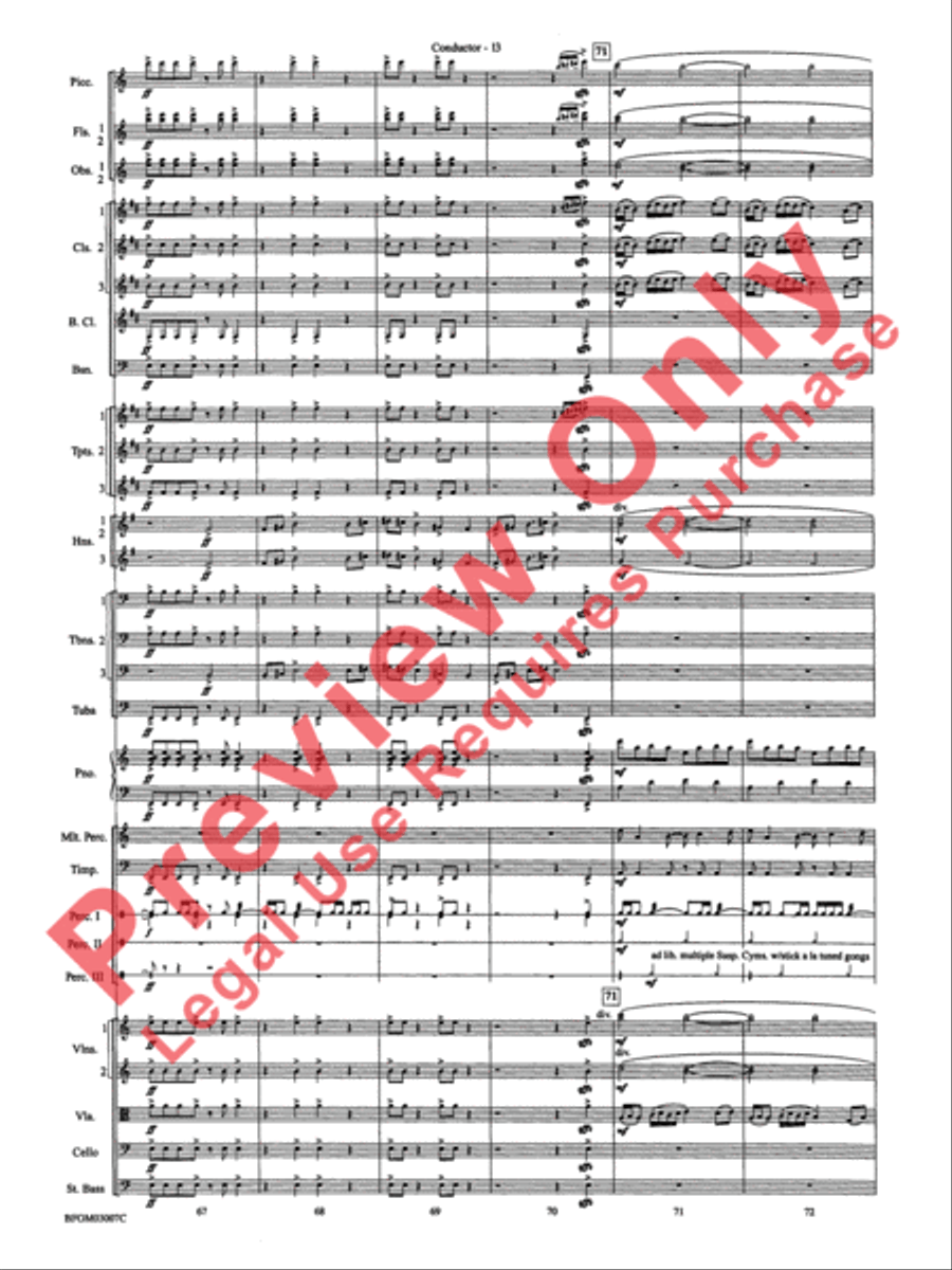Inchon Full Orchestra scores gallery preview page 18