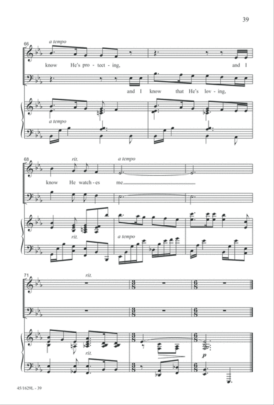 Hymns We Love to Sing, Vol. 2 3-Part scores gallery preview page 39