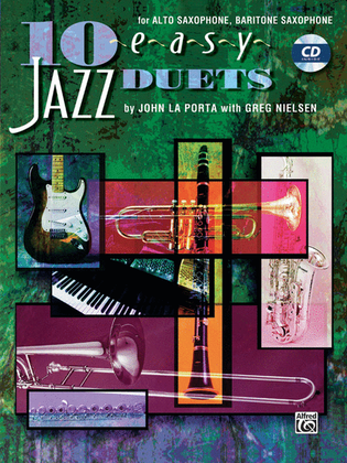 Book cover for 10 Easy Jazz Duets - Eb Edition