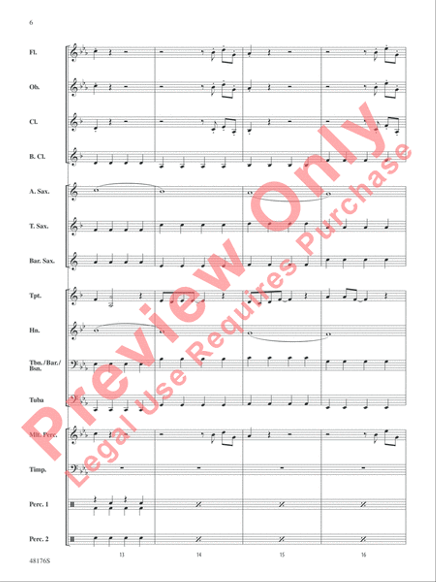 It's Raining Tacos It's Raining Tacos Concert Band scores gallery preview page 7