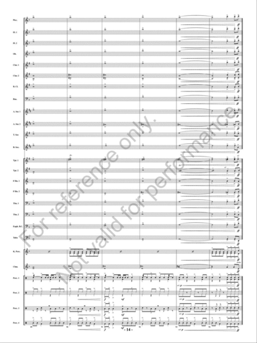 Listen to Me Listen to Me Concert Band scores gallery preview page 15