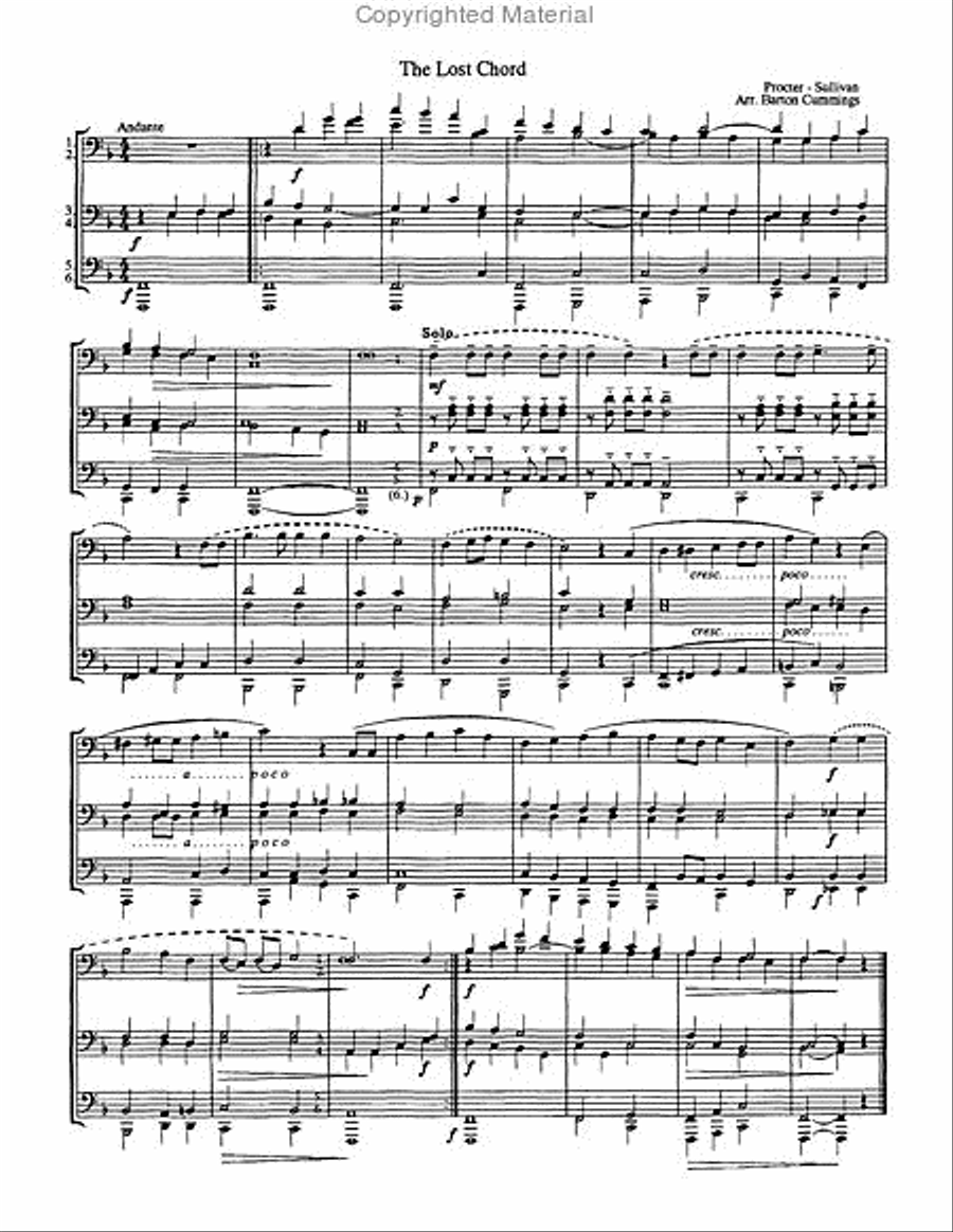 The Lost Chord Large Ensemble scores gallery preview page 2