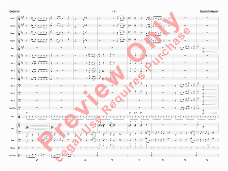 Cerebro Congelado Jazz Ensemble scores gallery preview page 12