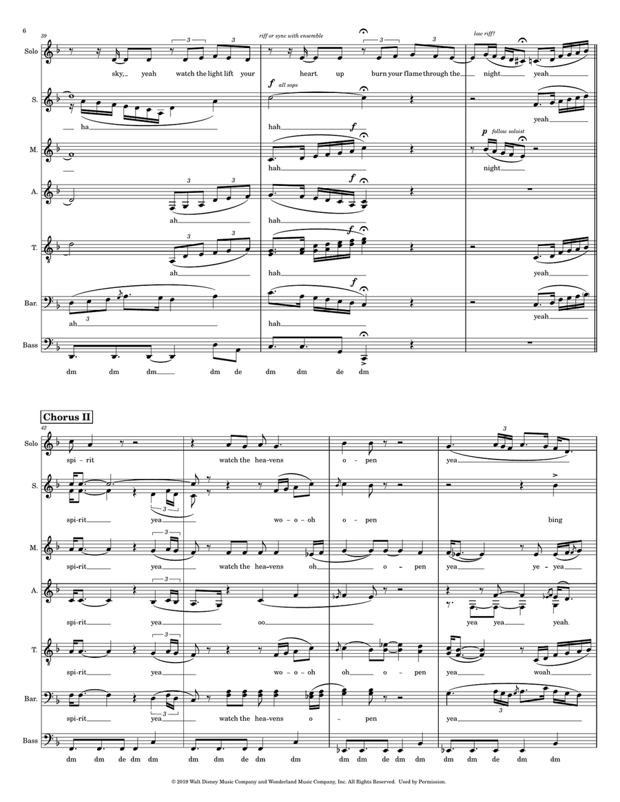 Spirit Spirit A Cappella scores gallery preview page 6