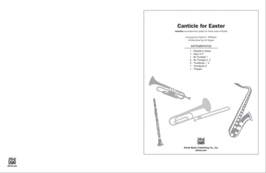 Canticle for Easter Choir scores gallery preview page 1