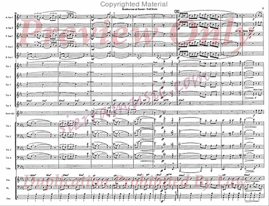 Rendezvous At Sunset Jazz Ensemble scores gallery preview page 4