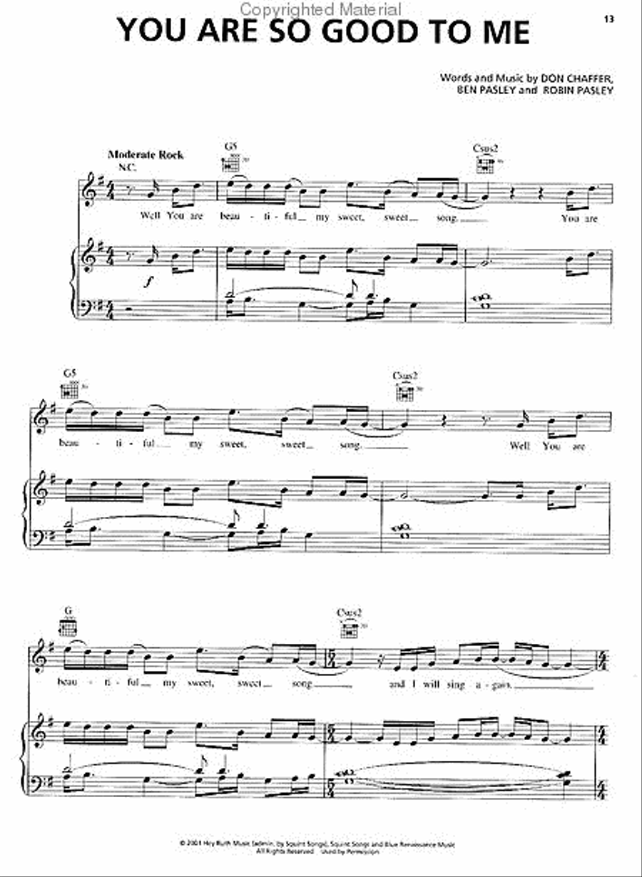 Third Day - Offerings II Piano, Vocal, Guitar scores gallery preview page 2