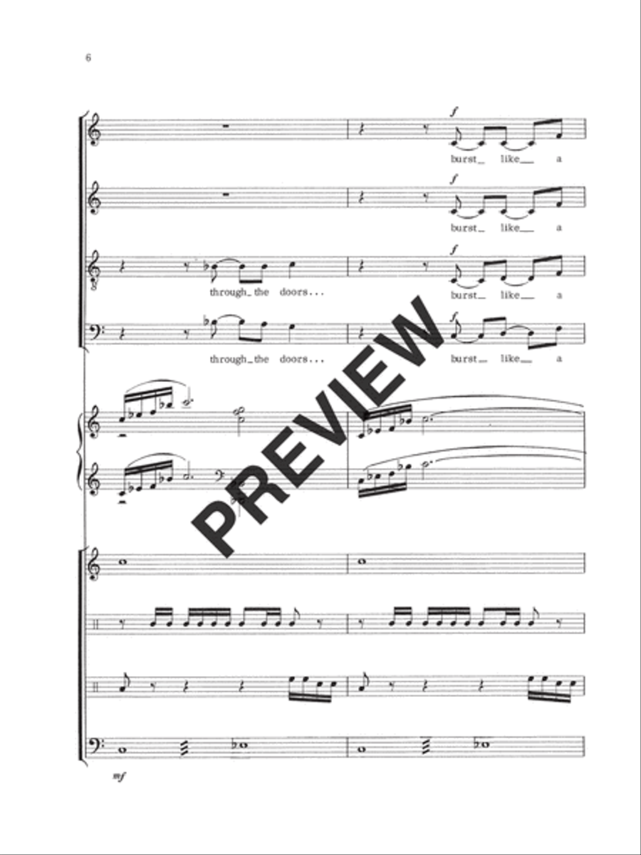 Beat! Beat! Drums! (Full Score) Choir scores gallery preview page 7