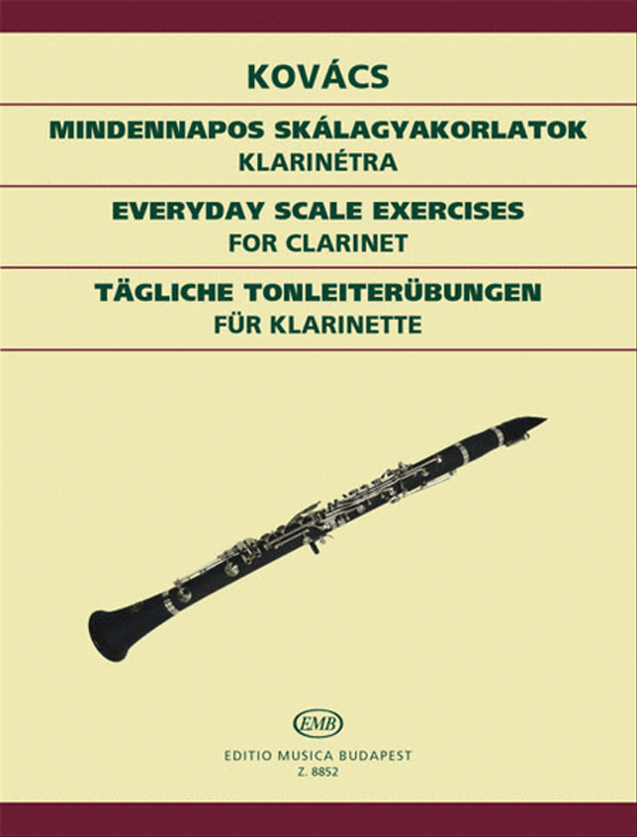 Tägliche Tonleiter-Übungen für Klarinette Clarinet Solo scores gallery preview page 1