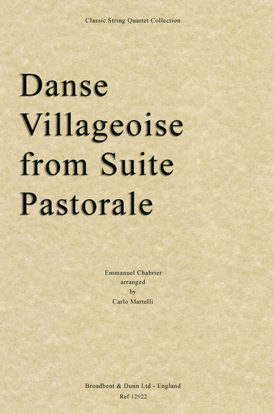 Danse Villageoise from Suite Pastorale