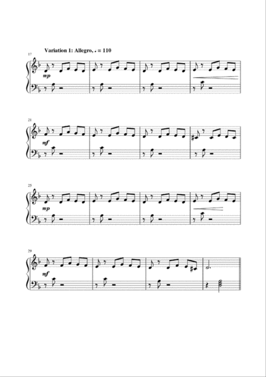 La Folia La Folia Easy Piano scores gallery preview page 2