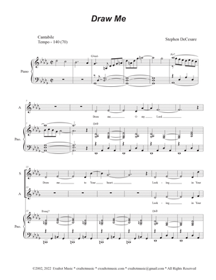 Draw Me (2-part choir - (SA)