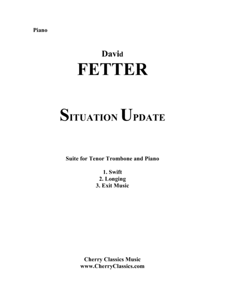 Situation Update - Suite for Trombone and Piano
